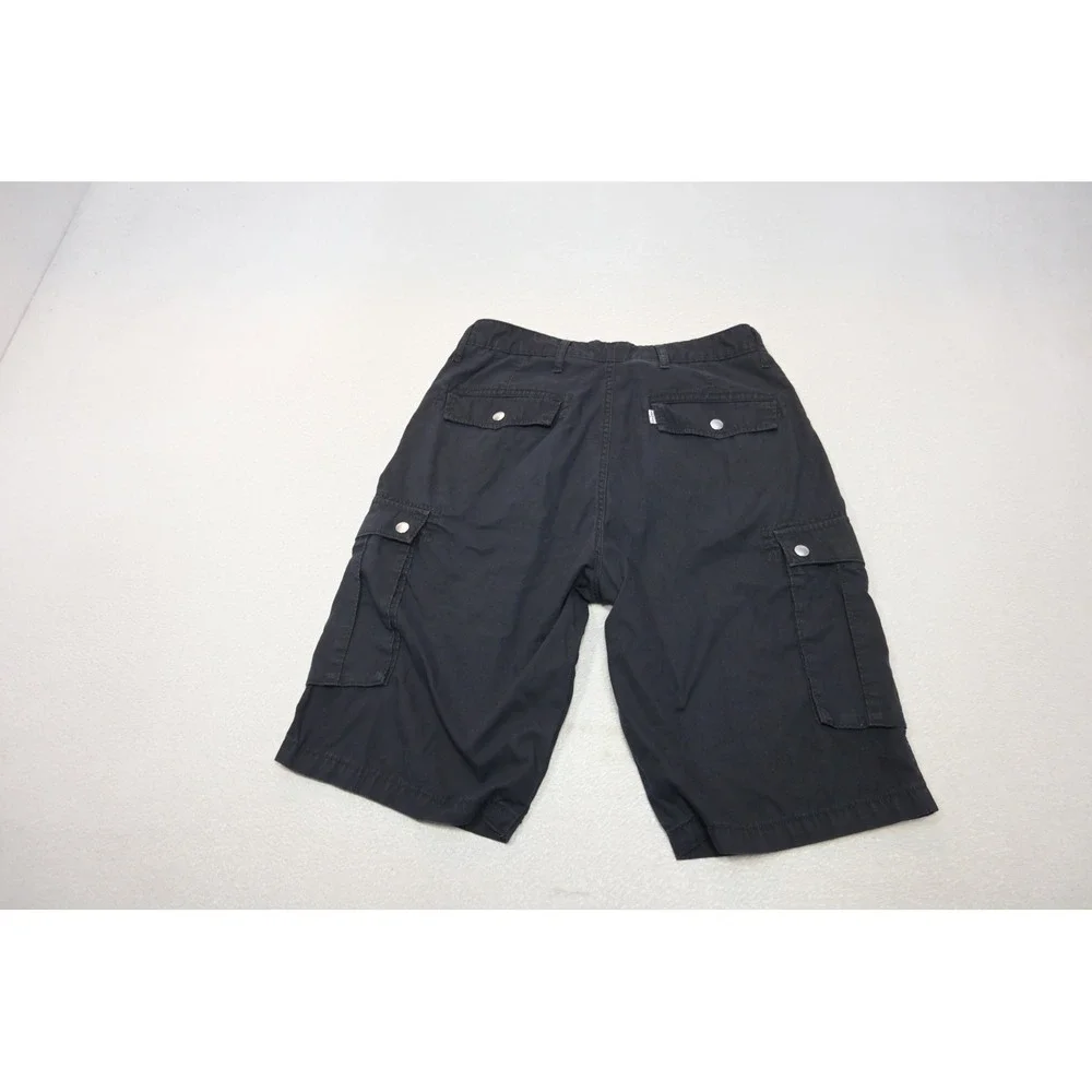 Levi Strauss & Co‎ Cargo Shorts Mens 31 Black Rugged Utility Pockets Excellent